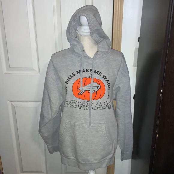 The Bills Make Me Wanna Scream Buffalo Bills Halloween Hoodie - Picture 1 of 6